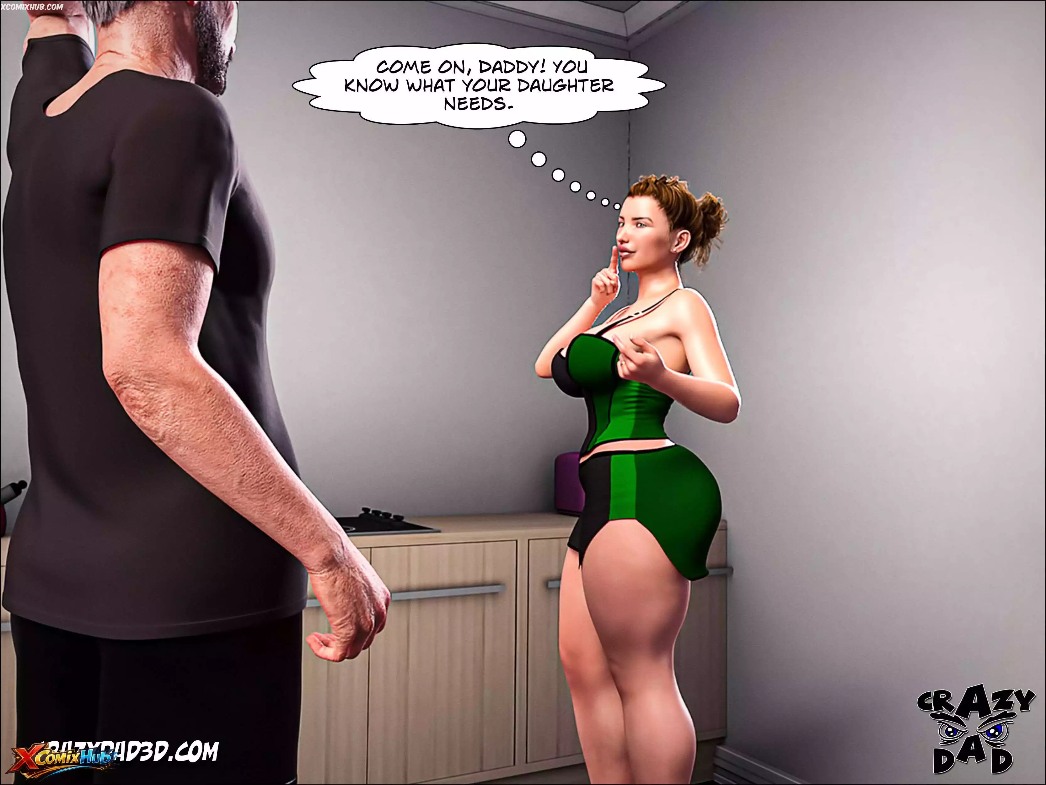Father In Law At Home Chapter 18 Crazydad3d 055 Comic Page 55